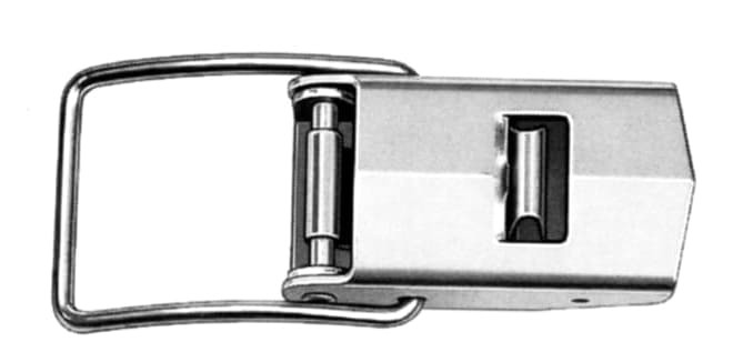 Serie 1429L - Mit Spannbügel und Sicherung; Stahl rostfrei