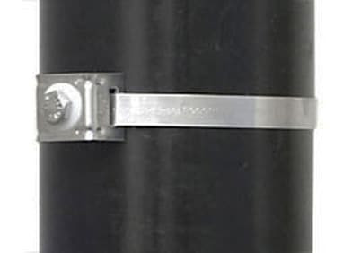 BAND-IT® Mini Brack-It Schilderhalter mit 1 Schraube; V2A