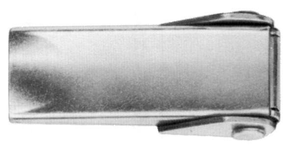 Spannverschluss, Loch Ø 3.6mm, verdeckte Grundpl.; Stahl verchr.