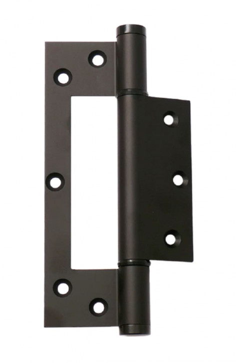 Federscharnier für Türen 153mm, einstellbar, Aluminium schwarz